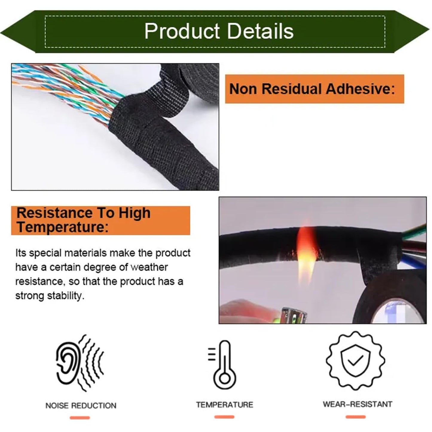 Electrical Tape for Wires Heat Resistent