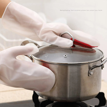 SILICONE DISHWASHING GLOVES